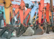 建設機械の盗難対策