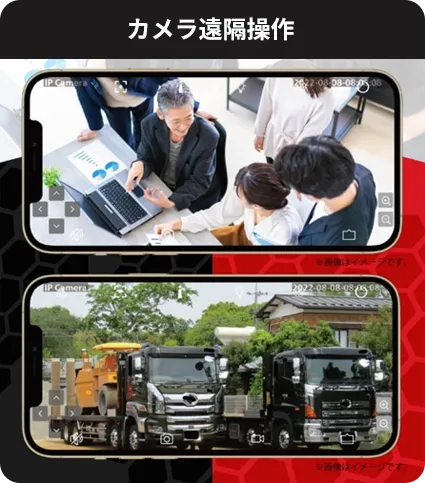 カメラ遠隔操作